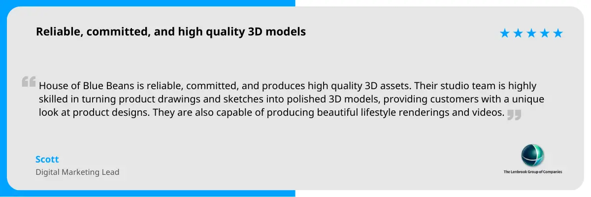  3D Product Modeling Services For Marketers